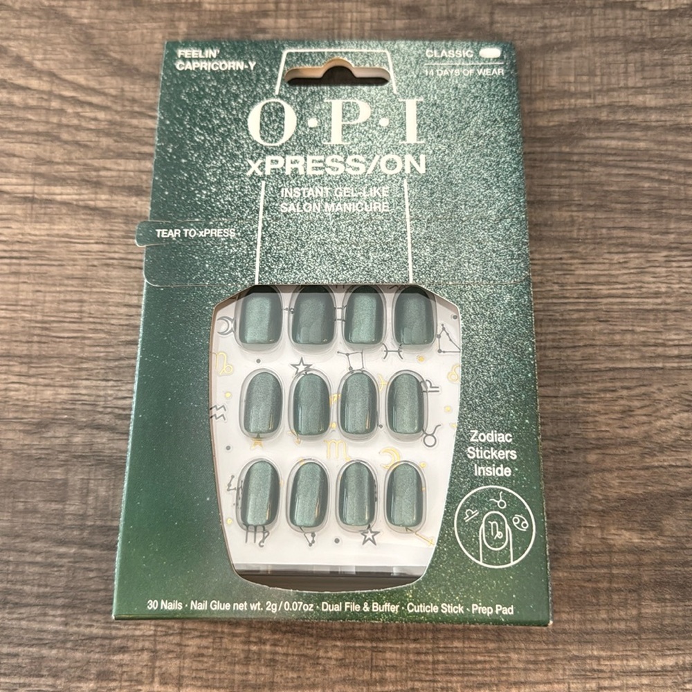 OPI xPress/On “Feelin’ Capricorn-Y” Classic Nails